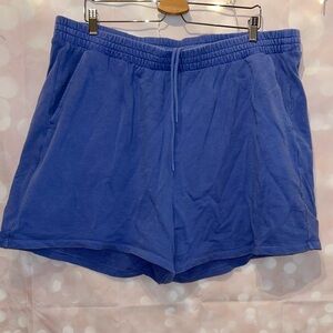 Old Navy So Comfy Terry Women's Drawstring Blue Shorts XXL